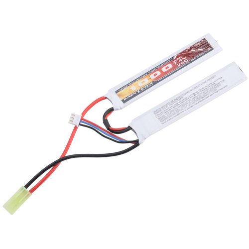 Evike Airsoft - Matrix High Performance 7.4V Butterfly Type Airsoft LiPo Battery (Configuration: 1000mAh / 20C / Small Tam)
