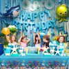 4 Pack Under The Sea Tablecloths Ocean Waves Underwater Table Cover Ocean Animals Table Cloth Ocean Sea Life Tablecloth Ocean Animal Table Cover Summer Beach Pool Birthday Party Supplies 51 x 86 IN