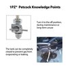 1PZ HX3-P02 Fuel Valve Petcock Switch Shut Off Replacement for Honda TRX 300 TRX300FW Fourtrax 1988 1989 1990 1991 1992 1993 1994 1995 1996 1997 1998 1999 2000
