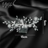VMila Pearl Hair Comb, Pearl Flower Hair Accessories For Women Girls, Wedding Hair Accessories (Diamond Comb)