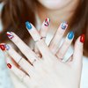 JERCLITY 14 Sheets Independence Day Nail Polish Strips 4th of July Nail Wraps for Women Patriotic American Flag Nail Strips Self-Adhesive Nail Stickers with Nail File for Memorial Day（4th of July-2）