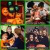 JCFIRE Luminous Halloween Temporary Tattoos for Kids, Glow in Dark Tattoos, Individually Wrapped Sheets Halloween Gifts Halloween Party Favors Birthday Party Decorations Supplies Goodie Bag Fillers