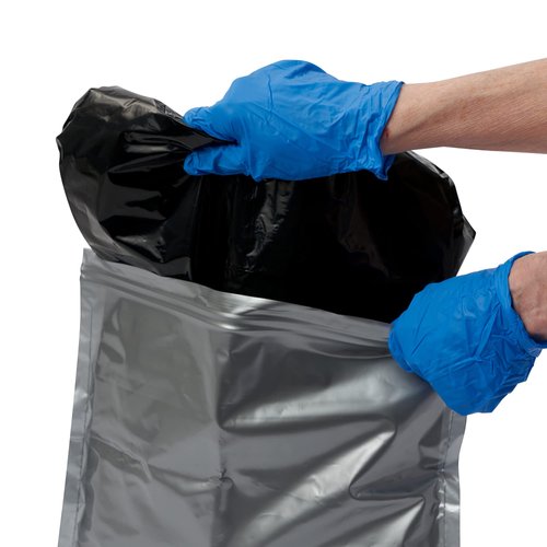 Reliance Products Double Doodie | Portable Toilet Waste Bags | No Gel | 6 Pack, Black, (2683-13)