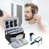 CURMIO Carrying Case for Hair Clippers, Men Trimmer Travel Case Compatible with Andis/Hatteker/Oster Hair Clipper and Hair Cutting Tools, Bag Only