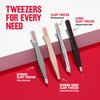 Revlon Multipurpose Hair Removal Tweezer, High Precision Slant Tip Tweezers for Men, Women & Kids, Stainless Steel (Pack of 1)
