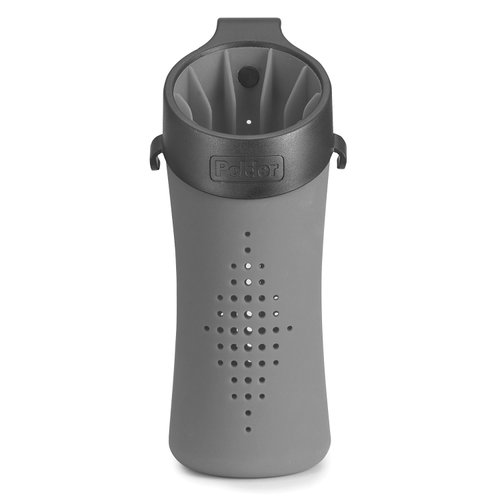 Polder BTH-7030-94 Hot Sleeve Hair Styling Tool Storage Caddy, 3" x 3.75" x 6.25", Gray