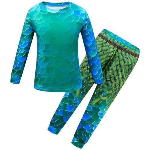 Lito Angels Sea Monster Halloween Costume for Kids Boys Party Outfits Fancy Dress Up Size 8, C - Clothing Set