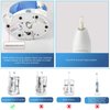 Toothbrush Replacement Heads for Waterpik Complete Care 5.0/9.0 (CC-01/WP-861), STRB-4WW, (4-Pack, White)