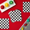 Checkered Flag Paper Napkins for Race Car Birthday Party (6.5 x 6.5 In, 150 Pack)