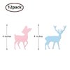 Deer Buck Gender Reveal Cut-outs, 12-Pack Double-sided Table Topper Baby Shower Party Decorations