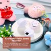 Konohan 3 Pcs Voice Recorder for Stuffed Animal, Voice Recorder Box Stuffed Bear Mini Voice Recorder Device, DIY Custom Voice Message Toy Voice Recorder for Dolls, Plush Toys and Pillows (90s Edition)