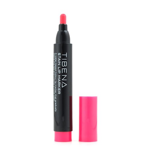 TIBENA Stain Lip Marker, Water Based Lip Color, Long Lasting Color, Smudge Proof, 0.1 Ounce, Dear Pink