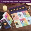 Fofeadm Tarot Cards for Beginners with Guide Book, Classic Tarot Cards with Meanings on Them, Tarot Decks for Tarot Learners