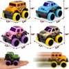 Neureyte 16 Pack Die-cast Mini Monster Truck for Boys and Girls,Pull Back Alloy Trucks Toy,Mini Pull Back Cars,Die-cast Race Cars for Kids Party Favors