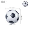 Tenalleys 8 Pack Table Soccer Foosballs 1.42 Inch Replacement Balls Soccer Game Table Soccer Balls Foosball Accessory (Black White)