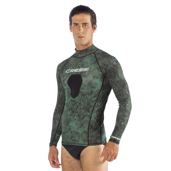 Cressi Hunter Rash Guard, camo Green, S