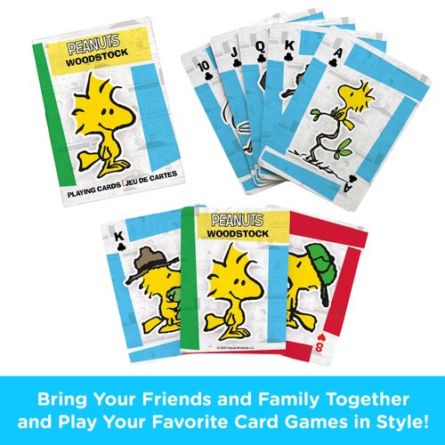 AQUARIUS Peanuts Woodstock Playing Cards