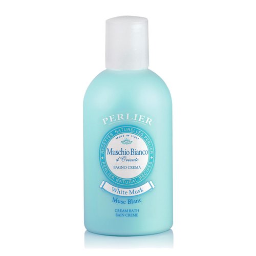 Perlier White Musk Bath Cream - Natural & Calming Aromatherapy Bubble Bath For Women And Men - Rich Foaming Formula Provides Deep Moisturization And Hydration For All Skin Types (16.9 Fluid Oz.)