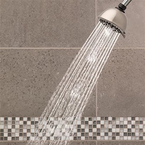Waterpik 7-Mode PowerPulse Massage Fixed Mount Brushed Nickel Shower Head (XFT-739E)