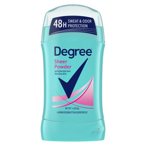 Degree Women Sheer Powder Anti-Perspirant & Deodorant 1.6 oz (Pack of 6)