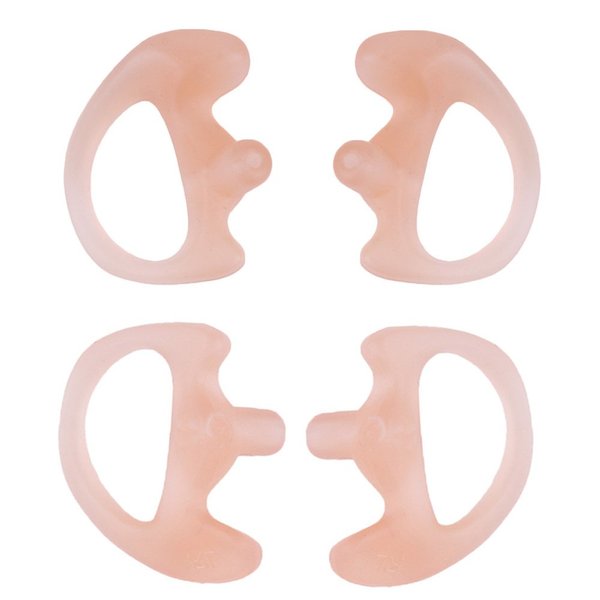AIRSN Replacement Earmold Earbud Earplug for Motorola Kenwood Two-Way Radio Air Acoustic Coil Tube Audio Kits (Pink,2 Pair-Medium)