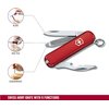 Victorinox Rally Swiss Army Knife, Compact 9 Function Swiss Made Pocket Knife with Magnetic Phillips Screwdriver, Bottle Opener and Key Ring – Red