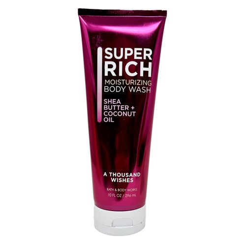 Bath & Body Works A Thousand Wishes - 2 Pack Of Super Rich Moisturizing Body Wash with a Wild Jasmine Soap.