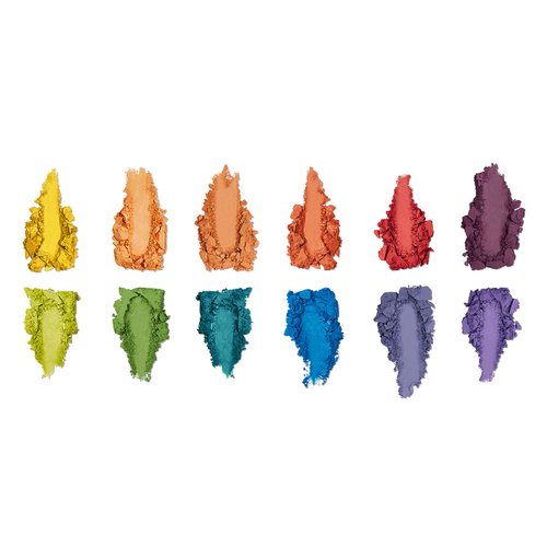 Illamasqua Artistry Eyeshadow Palette Experimental - Highly Pigmented Satin Matte and Metallic Shimmer - 12 Versatile Shades - Vegan