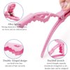 GLAMFIELDS 12 pcs Alligator Hair Clips for Styling Sectioning, Non-slip Grip Clips for Hair Cutting, Durable Women Professional Plastic Salon Hairclip with Wide Teeth & Double-Hinged Design