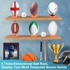 Eastgoing 6 Pcs Football Style Kicking Tee,Football Display Stand Compatible for All Ball Sizes,Football Kickoff Stand for Kickoff Practice Equipment