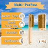 2 Pcs Efficient Sand Remover for Beach,Sand Brush Set with Bag,Sand Brush for Beach Feet,Accessories for Sand Remover- Lightweight & Easy-to-Carry