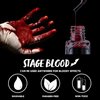 Spooktacular Creations Halloween Fake Blood Makeup, 1 oz Stage Blood Bottle, Dark Blood, Washable Blood Drops for Halloween Cosplay Party, Vampire, Zombie, sfx Makeup, Masquerade