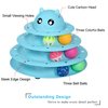 UPSKY Cat Toy Roller 3-Level Turntable Cat Toys Balls with Six Colorful Balls Interactive Kitten Fun Mental Physical Exercise Puzzle Kitten Toys