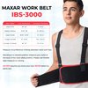 MAXAR Deluxe Industrial Back Brace for Lower Back Pain Women & Men - Back Support Belt for Immediate Relief from Sciatica, Herniated Disc, Scoliosis - Lumbar Support with Removable Suspenders/Straps