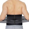 NeoTech Care Neoprene Back Brace for Optimal Support and Pain Relief - Adjustable Compression Belt for Lumbar Stability - Comfortable and Breathable Lower Back Support (Black, Size 4XL)
