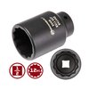 Powerbuilt 39mm Axle Nut Socket, 1/2 Inch Drive, Use with Impact Wrench, 12 Point Extra Deep, Remove Axle Shaft Nut - 641422