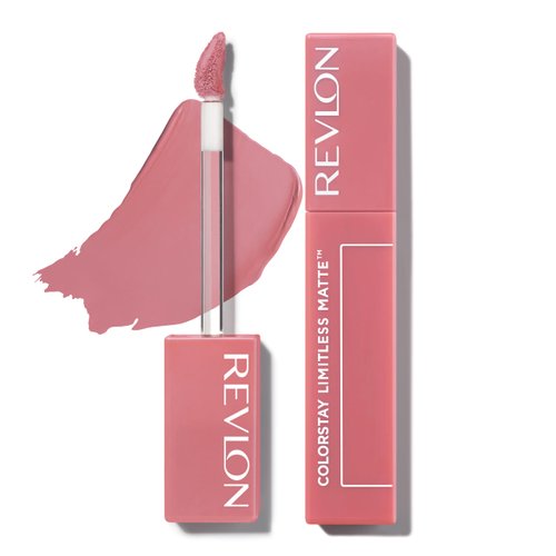 Revlon ColorStay Limitless Matte Liquid Lipstick, Lip Makeup Stocking Stuffers for Women, Vegan, No-Budge, Waterproof, 005 Strut, 0.17 fl oz