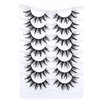 Manga Lashes Anime False Eyelashes Natural Japanese Lashes Wispy Thick Cosplay Eyelashes 18MM Spiky Doll Lashes Faux Mink Eye Lashes by Winifred