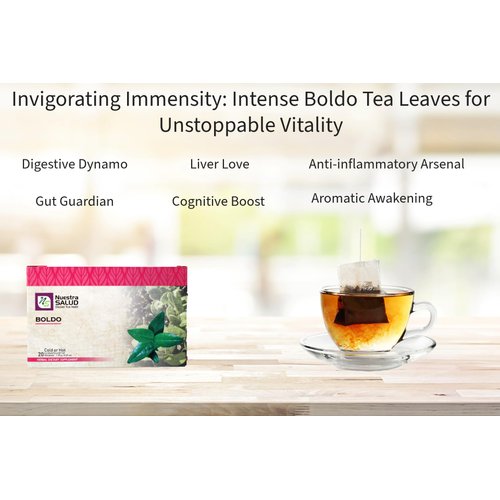 Boldo Herbal Filter Tea Value pack (60 tea Bags)