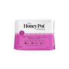 The Honey Pot Company - Regular Flow Pads with Wings - Organic Pads for Women - Herbal Infused w/Essential Oils for Cooling Effect, Cotton Cover, & Ultra-Absorbent Pulp Core - Feminine Care - 20 ct