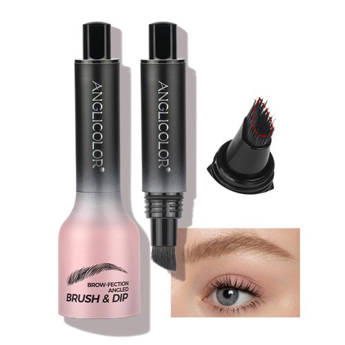 Anglicolor Upgraded Liquid Microblading Eyebrow Pen,Teardrop Angled Micro Eyebrow Brush To Microblading Eyebrow,Hair-Like Strokes,Natural Easy To Color Long Lasting Quick Drying (#01Blond)