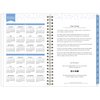 Blue Sky Day Designer for 2023 Weekly and Monthly Planner, 5' x 8', Frosted Cover, Wirebound, Tile (101410-23)
