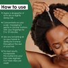 Seddy Hair Growth & Strengthening Oil with Caffeine, Rosemary, Castor, Biotin, Peppermint, Argan & Jojoba Oil - Hair Treatment & Repair Oil For All Hair Types - 3.4 Fl. Oz (Pack of 1)