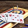 24pcs Metal Cribbage Pegs, Tapered Design Cribbage Board Pegs Fit 1/8 Inch Hole 3 Colors Cribbage Pins Traditional Board Game Accessories