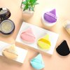 Pimoys 6 Pieces Powder Puff Soft Makeup Sponge Triangle Make Puff for Face Powder Cosmetic Foundation Sponge Beauty Makeup Tool, MultipleColors