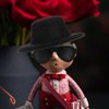TOYANDONA Doll Glasses Mini Formal Hat Set 20pcs Miniature Doll Hats 20pcs Black Doll Sunglasses Dolls Costume Accessories for Diy Crafts Dollhouse Decor