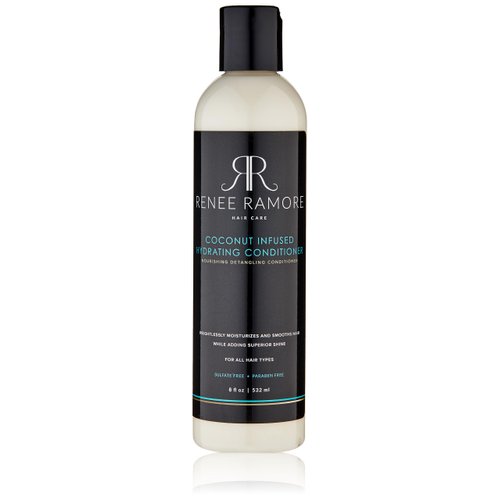 Renee Ramore Coconut Infused Hydrating Conditioner Is Infused With Keratin, Argan Oil and Coconut Oil, Promoting Enriched Hair Growth For All Hair Types. 8 fl oz-Unisex