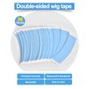 Lace Front Wig Tapes,Double Sided Wig Tape for Lace, Adhesive Strips Wigs Toupee Hairpiece Waterproof 72Pcs