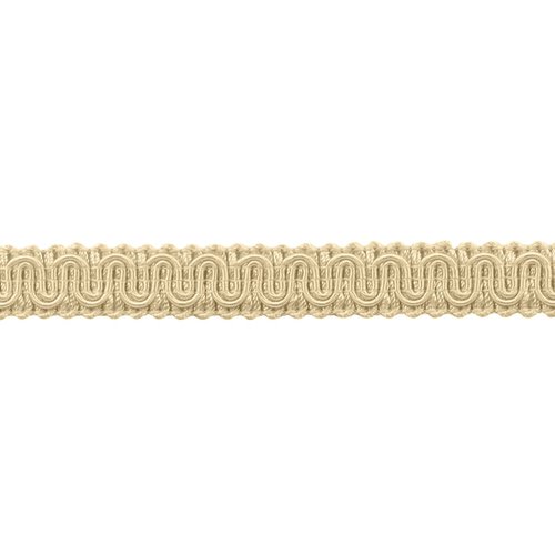 5/8" (1.5cm) Basic Solid Collection Scroll Gimp Braid Trim # 0058SG, Cream Ivory #A2 (Ivory Cream) 12 Yard Value Pack (11m/36 ft)