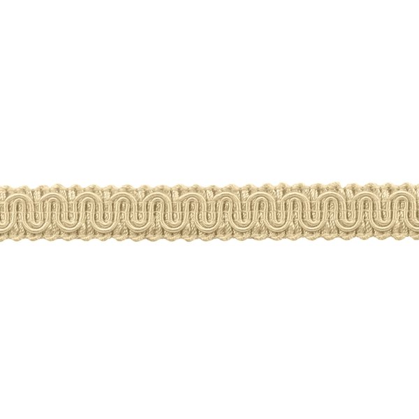 5/8" (1.5cm) Basic Solid Collection Scroll Gimp Braid Trim # 0058SG, Cream Ivory #A2 (Ivory Cream) 12 Yard Value Pack (11m/36 ft)